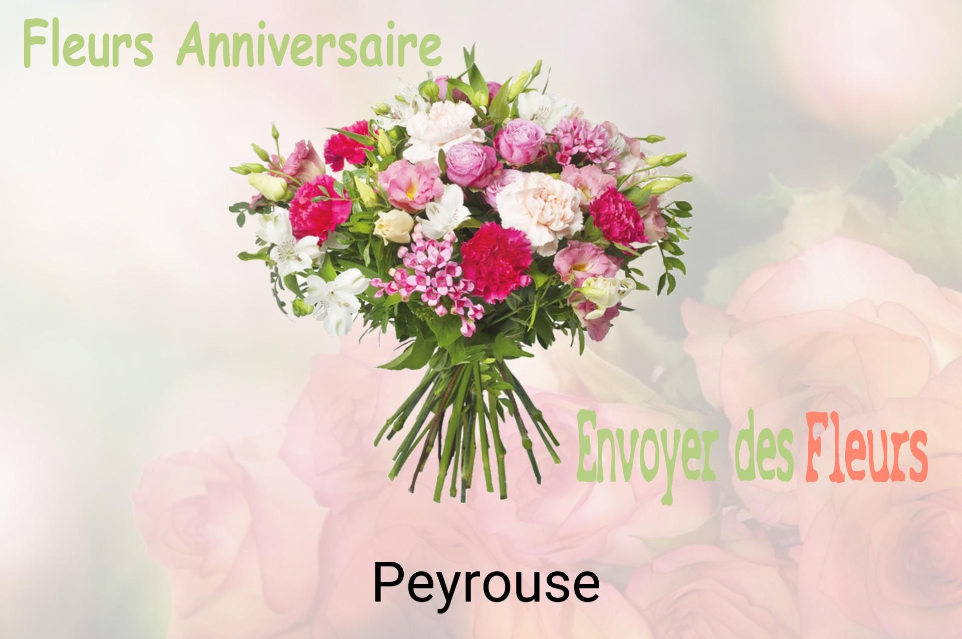 Bouquet de fleurs d’anniversaire livré à Peyrouse