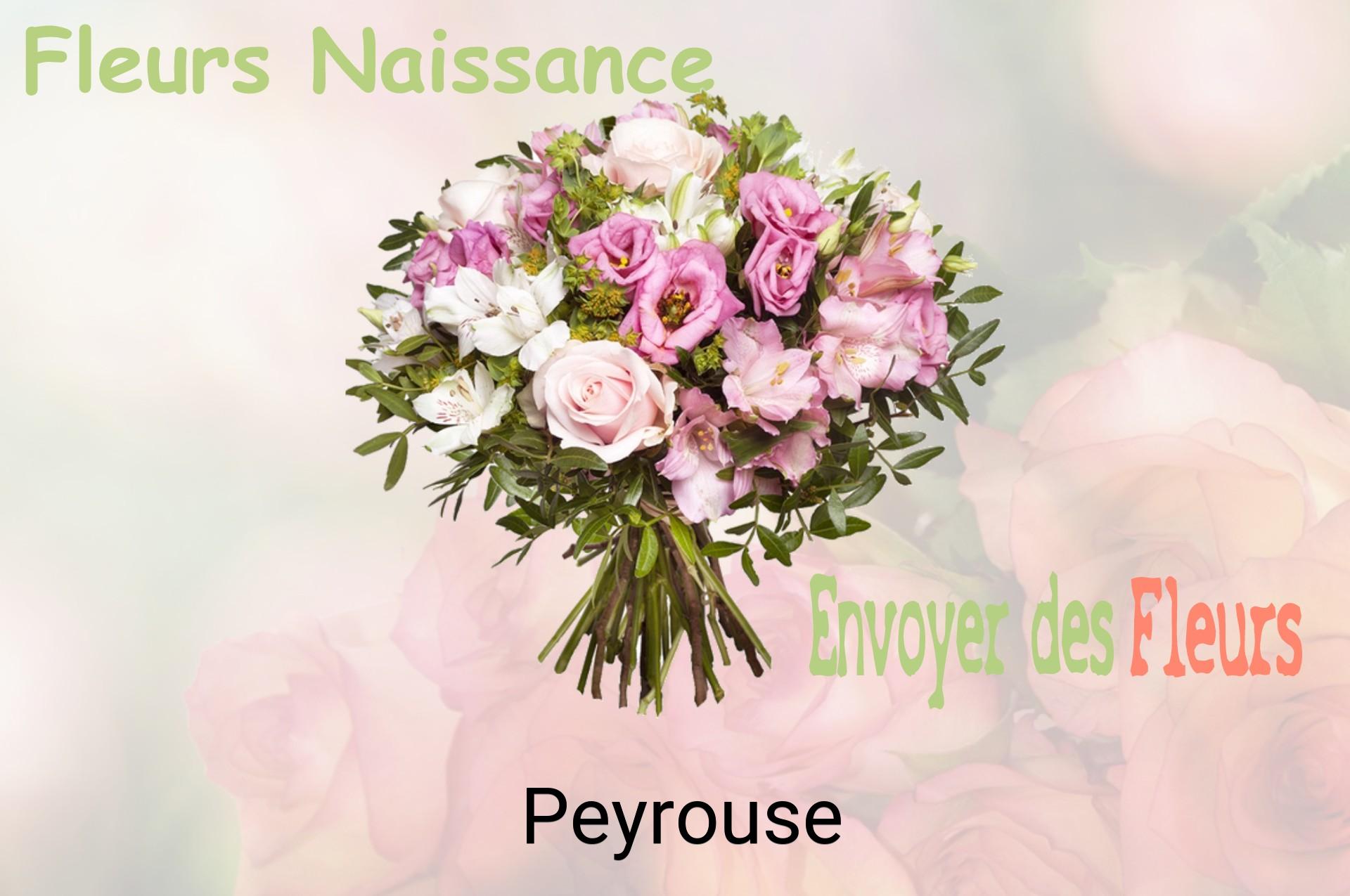 Bouquet de fleurs de naissance livré à Peyrouse